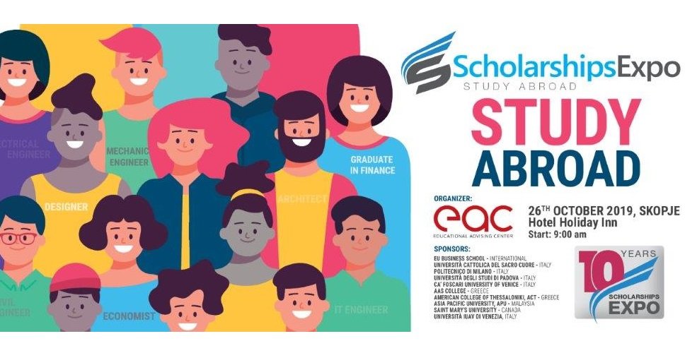 SCHOLARSHIPS EXPO – STUDY ABROAD 2019